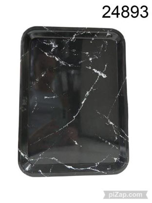 Imagen de BANDEJA MELAMINA RECTANGULAR SIMIL MARMOL 30X22CM 12.25